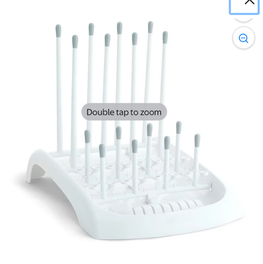 Munchkin Drying Rack for Baby Bottles and Accessories, White, Foldable, Countertop Safe - Walmart.com