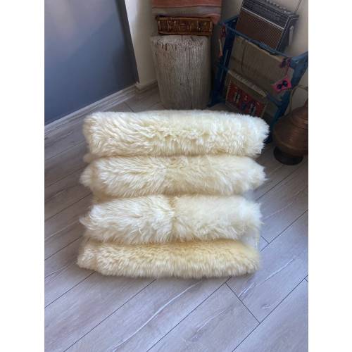 Medical Sheepskin, Organically Tanned Sheepskin, Sheepskin Rug, Baby Underlay Bed Pad, 110x80cm, Australian skin,creamy white,sheepskin hide