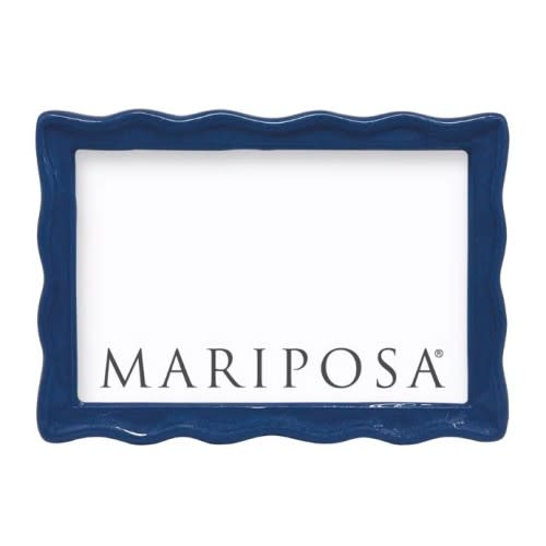 Mariposa Wavy Metal Picture Frame - 4x6