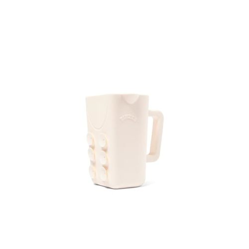 Baby Bath Cup with Suctions - BPA Free, 100% Food Grade Silicone Rinse Cup, Clutter-Free Tub Area, Kids Learning Tool, Sticks to Tiles, Drains Water Upside Down- "Patent Pending"