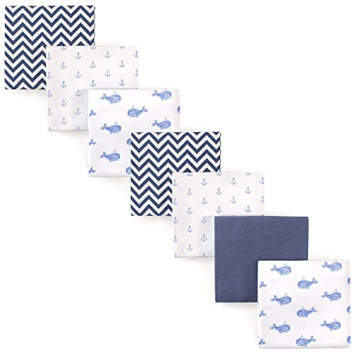 Hudson Baby Unisex BabyCotton Flannel Receiving Blankets Bundle