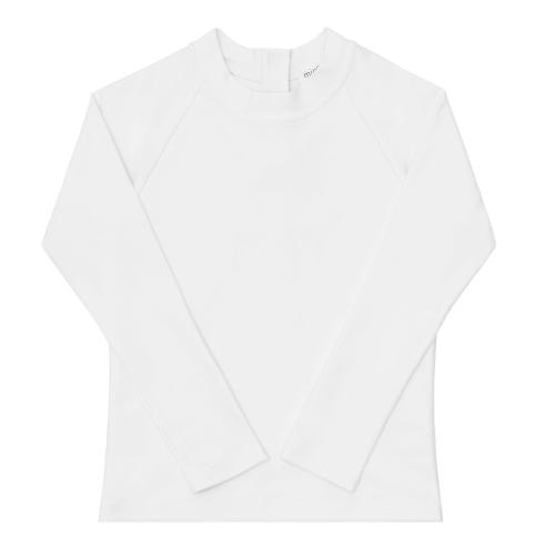 unisex crane white rashguard