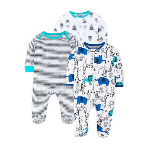 Little Star Baby Boy 3Pk Sleep n Play, Size NB-9M