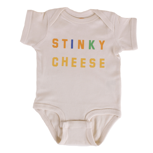 Stinky Cheese Onesie — Katie Kimmel