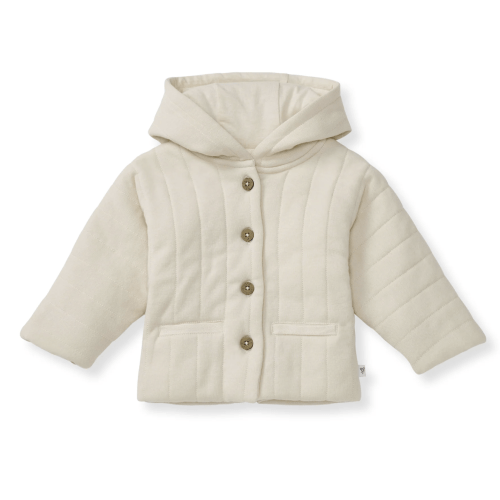 Quilted Jacket - Oat | Burt's Bees Baby