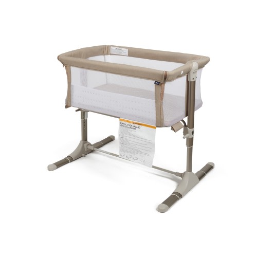 4Baby Snuggle Cuddle Bedside Sleeper Caramel