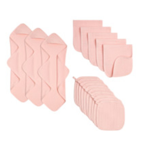 Small Story Muslin Essentials 18-Piece Gift Set - Pink Hues
