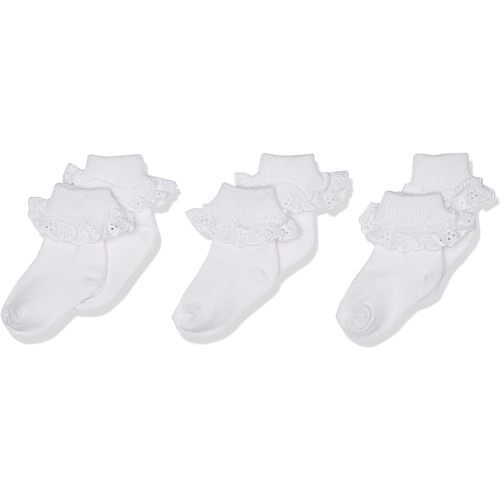 Jefferies Socks Baby-Girls Newborn Eyelet Lace Socks 3 Pair Pack