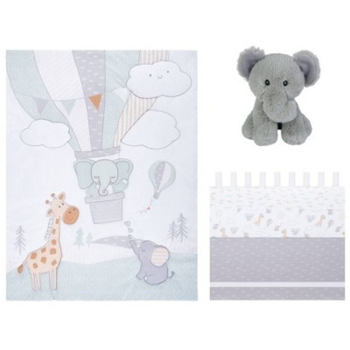 Sammy & Lou Up Up and Away Baby Nursery Crib Bedding Set - 4pc