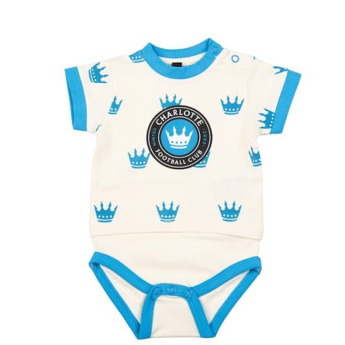 Charlotte FC Sport Design Sweden Infant Body T-Shirt Bodysuit - White