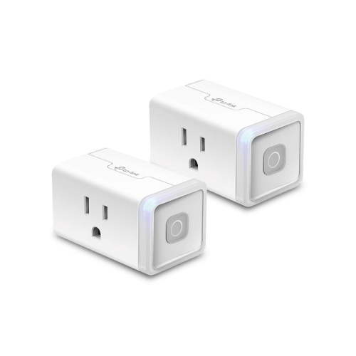 Kasa Smart WiFi Plug Lite by TP-Link (2-Pack) -12 Amp & Reliable Wifi Connection, Compact Design, No Hub Required, Works With Alexa Echo & Google Assistant (HS103P2), White