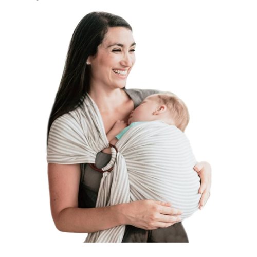 Nalakai Luxury Ring Sling Baby Carrier, Soft Linen Baby Sling, Baby Wrap, Wear Your Little One Close to Your Heart, Comfort, Style