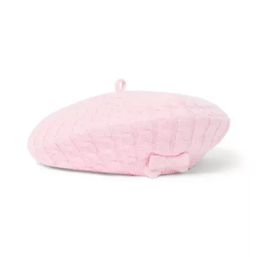 Baby Rose Icing Baby Cable Knit Beret by Janie and Jack
