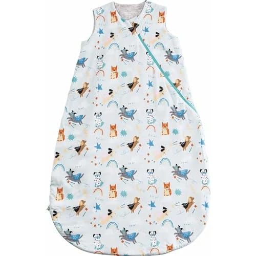 Loulou Lollipop Tencel Lyocell Wearable Baby Blanket Sleeping Bag, Unisex Infant Toddler, 1.0 TOG, 2-Way Zipper Sleepsack