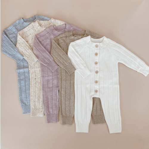 Ribbed Knit Romper (5 Colours)
