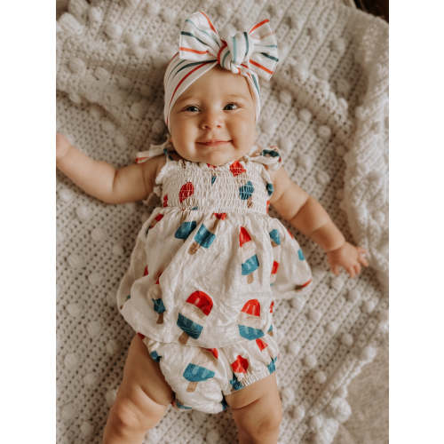 Popsicle / Organic Smocked Set