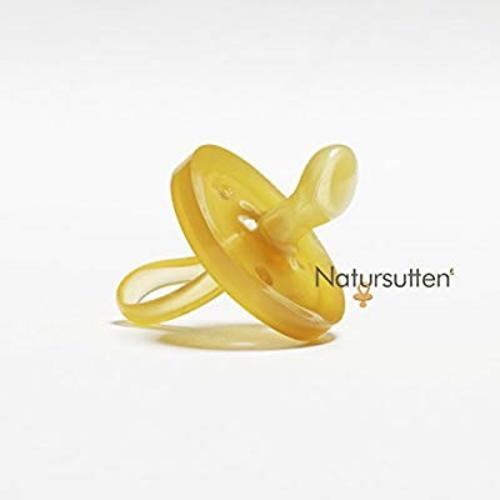 Natursutten BPA-Free Natural Rubber Pacifier, Orthodontic, 0-6 Months