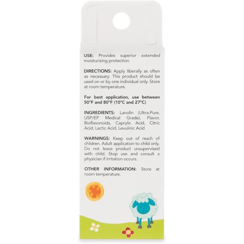 Dr. Talbot's Lanolin Lip & Cheek Balm for Baby, Naturally Inspired with Citroganix,Vanilla Milk Flavor, 2 Pack, 0.35 Ounce