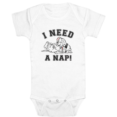 Disney's 101 Dalmatians Baby Boy I Need A Nap Bodysuit