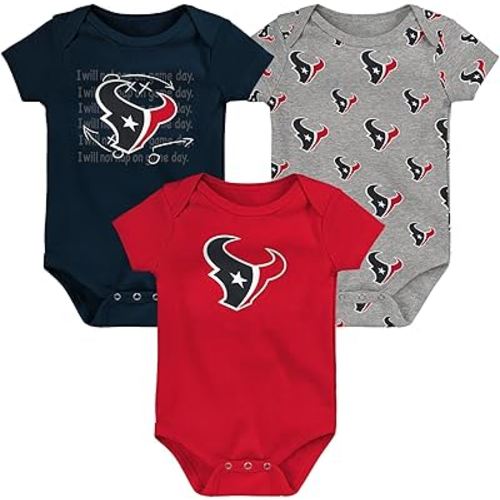 Outerstuff Newborn & Infant NFL Team Starter 3-Pack Bodysuit Set