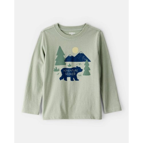 Toddler Boy Adventure Seeker Long-Sleeve Graphic Tee - Green - OshKosh | Carter's