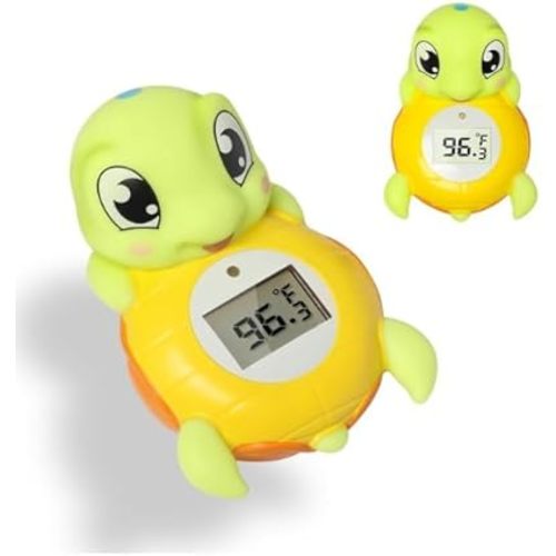 Backstroke Sea Turtle Baby Bath Thermometer,The Infant Baby Bath Floating Toy Safety Temperature Water Thermometer, BPA Free, New Baby Essentials