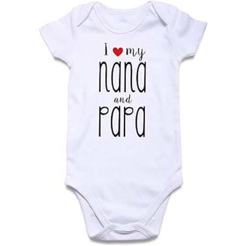 RAISEVERN Baby Boys Girls Clothes Infant Romper Newborn Bodysuits Funny Outfit 0-12 Months