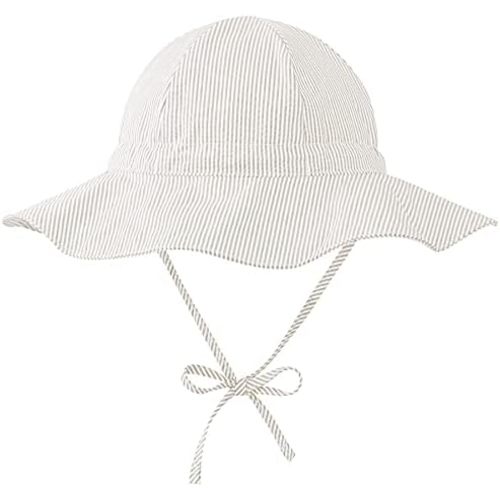 Zando Baby Boy Beach Hat Baby Girl Sun Hat UPF 50+ Toddler Caps for Boys Girls Infant Wide Brim Hats Baby Bucket Hat