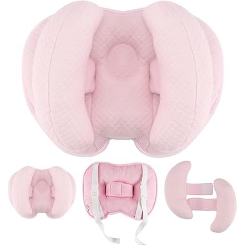 KAKIBLIN 2 in 1 Baby Head Pillow with Banana Neck Pillow for 3 Months to 1 Years Baby Travel Pillow for Stroller or Bed