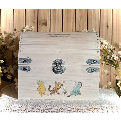 Personalized Winnie the Pooh, Baby Shower Box, Add-On Box, Peter Rabbit, Time Capsule, Keepsake, Toys, Storage, Gender Reveal, Diaper Raffle