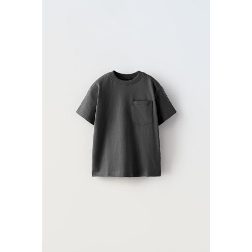 PLAIN POCKET T-SHIRT - Black | ZARA United States