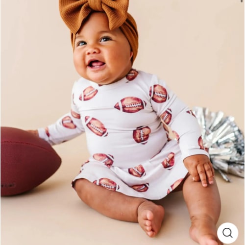 Punt Intended Ruffle Dress