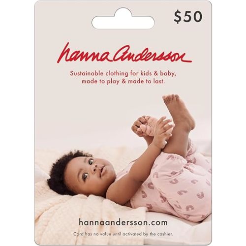 Hanna Andersson Physical Gift Card - $50