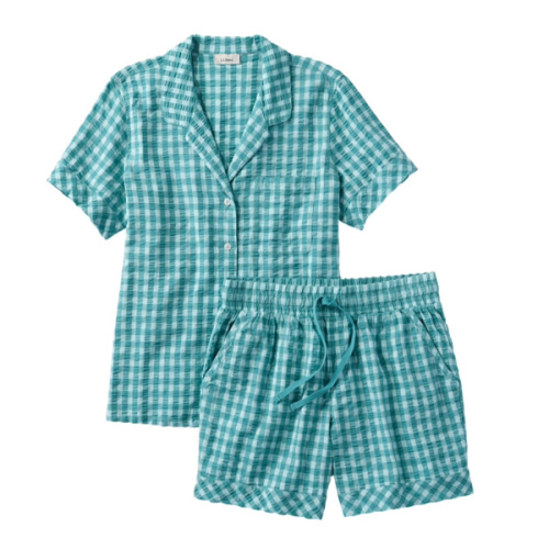 Women's Bean's Seacoast Seersucker Short Set