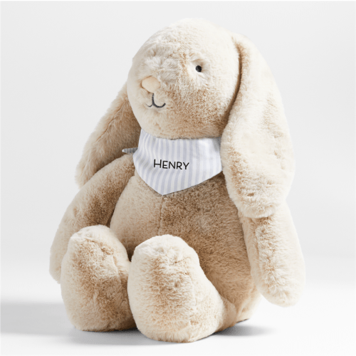 Personalized Crate Cuddlies Large Cream Bunny Kids Stuffed Animal