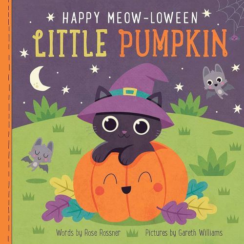 Happy Meow-loween Little Pumpkin: A Sweet and Funny Halloween Board Book for Babies and Toddlers (Punderland)