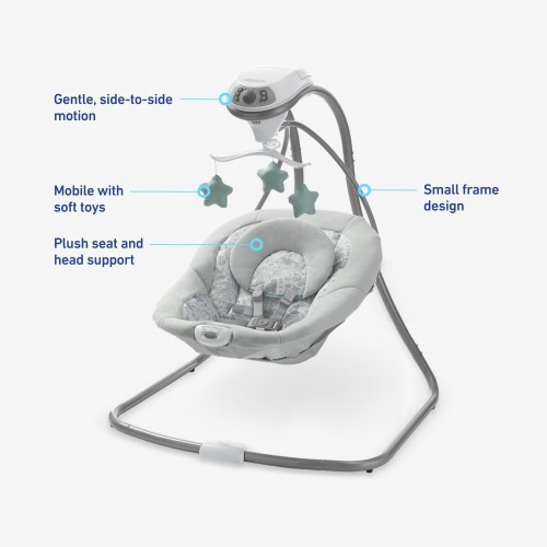 Graco Simple Sway Swing, Ivy - N/A