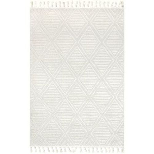 Nuloom Balboa Textured Tile Area Rug, 5' 3" x 7' 6", Ivory