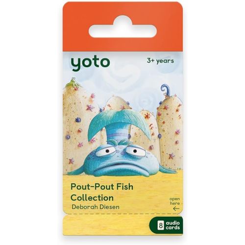 YOTO The Pout-Pout Fish Collection by Deborah Diesen – 8 Kids Audio Cards for Use with Player & Mini All-in-1 Audio Device, Screen-Free Listening with Playtime Bedtime & Travel Stories, Ages 1+