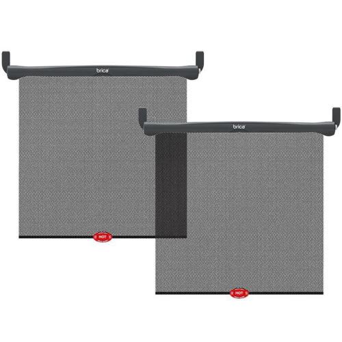 Munchkin® Brica® White Hot® Sun Safety™ Car Window Baby Roller Shade, Black, Unisex, 2 Pack