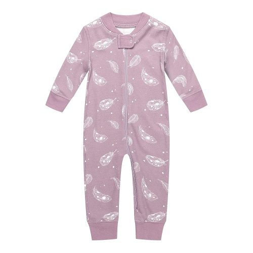 Owlivia Organic Cotton Baby Boy Girl Zip up Sleep 'N Play Pjs, Footless, Long Sleeve