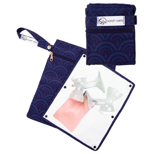 Pumparoo Wet Dry Bag with Staging Mat Deco Leakproof and Functional Storage – Sarah Wells Bags