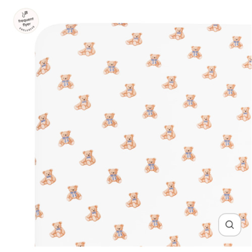 Crib Sheet in Teddy Bear