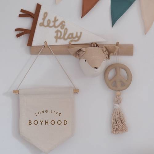 Long Live Boyhood Hanging Banner
