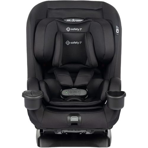 Safety 1st EverSlim 4-in-1 Convertible All-in-One Car Seat, infant to toddler, rear and forward facing, booster mode, backless booster, Fits 3 across, Washable seat, Birth to 10 years, Hexagon Horizon