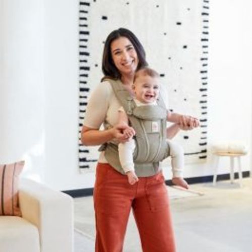 Omni Breeze Baby Carrier - Soft Olive Diamond