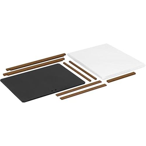 Babyletto Rolli All-Stages® Midi Crib Conversion Kit in Natural Walnut Portable & Adjustable, Greenguard Gold Certified, FSC Certified, with Pad Included