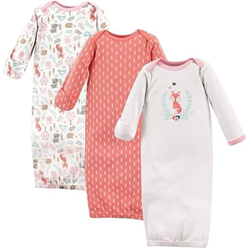 Hudson Baby baby-girls Cotton Gowns