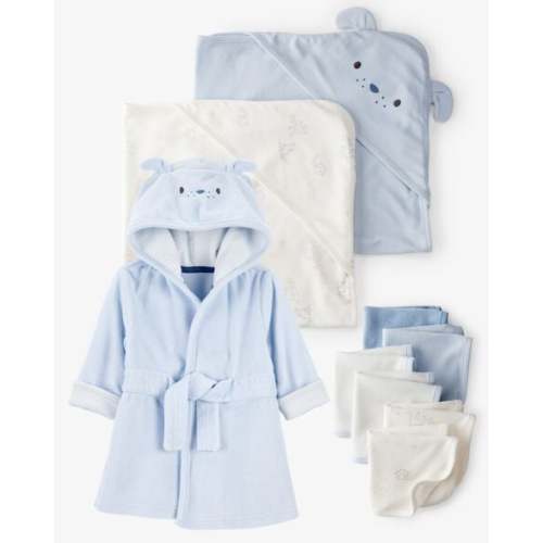 Baby 9-Piece Dog Bath Time Gift Set - Blue | Carter's