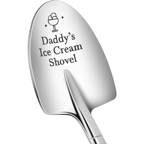 Father Gifts for Dad, Dad Gifts for Father's Day, Daddy's Ice Cream Shovel, Dads Day Gifts, Birthday Gifts for Dad, Fathers Day Funny Gifts for Husband Gandfather Uncle, Father Gifts from Daughter Son